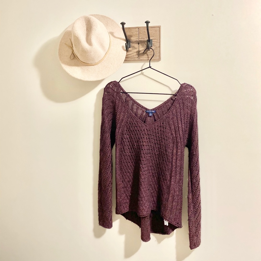 American Eagle | Purple Sweater